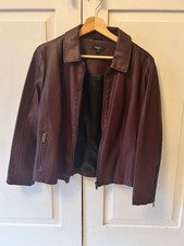 Burgundy Jacket Size 12, Brand Therapy London, 3/4 Length Sleeves, Immaculate Co