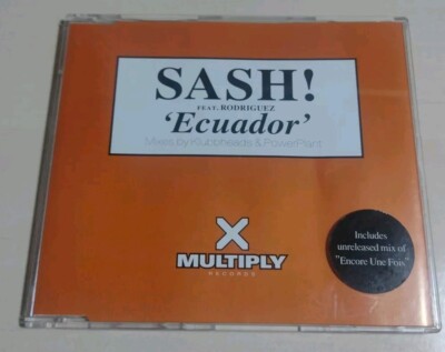 SAHS! feat.Rodriguez..'Ecuador'..4 Track Mix CD Single..Mix Of 'Encore Une Fous''