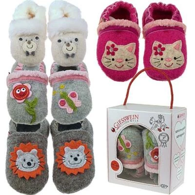 Omis aufgepasst: Giesswein Haus-/Krabbelschuhe im Geschenkkarton Gr.19-20
