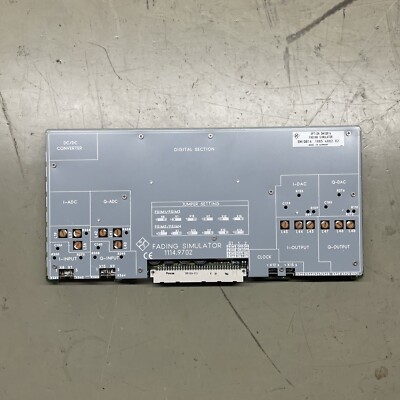 Rohde & Schwarz 1114.9702 Fading Simulator DIGITAL SECTION