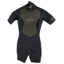Bare Velocity Wetsuit Size 8 Black Surf Scuba Dive Ocean 2MM Progressive Stretch