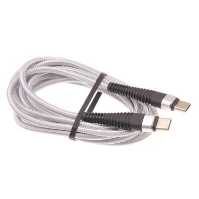 Type-C to USB-C 10ft PD Cable Charger Cord Power Wire Sync for Cell Phones