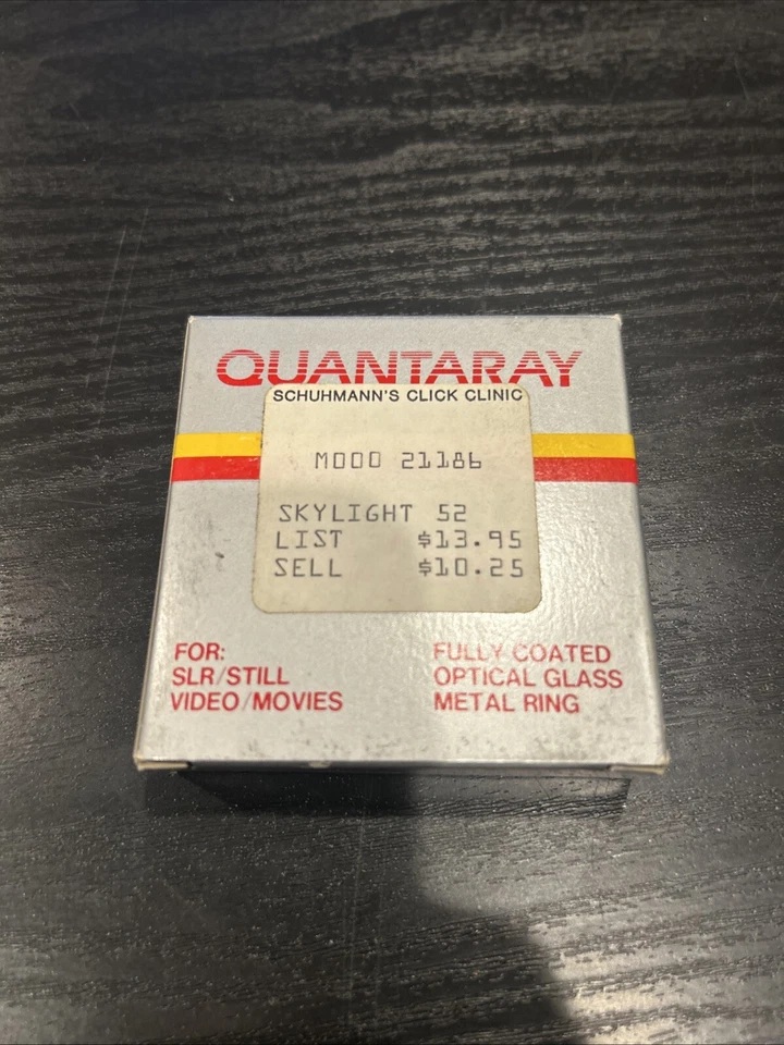 Quantaray Filter 52mm 1A circular polarizer for SLR/Still Video/Movies wBox - Image 2 of 4