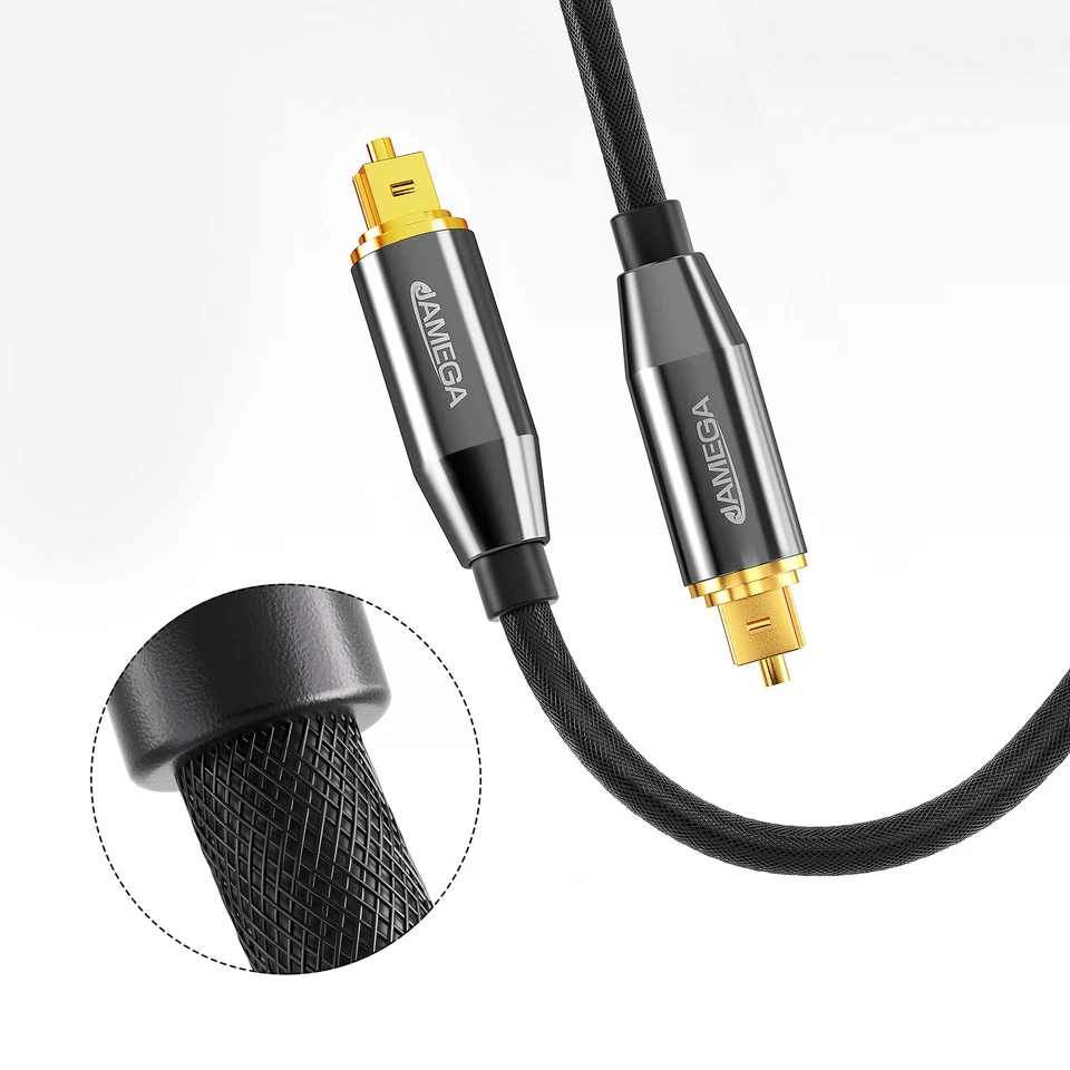 Toslink Cable Optical Digital Audio Digital Lead Fibre Optic SPDIF Audio Lead 0.5m-5m - Image 4 of 4