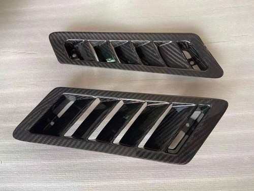For Mercedes G-Class w463 G55 G63 G500 Dry Carbon Fiber Side Vent Covers Replace - Foto 3 di 6