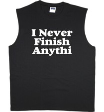 Mens Sleeveless T-shirt Muscle Tee Funny T-shirts Men Tank Top Shirt Clothing