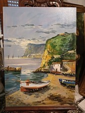 TELA,DIPINTO OLIO SU TELA,COSTIERA MALFITANA,CM50X70