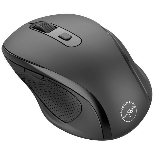 Mobility LAB ML308883   Mouse Senza fili (radio) Laser Nero 6 Tasti 1200 dpi Pul