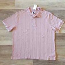 NWT Goodfellow Co Men's Fresco Pink Polo Shirt Size XL