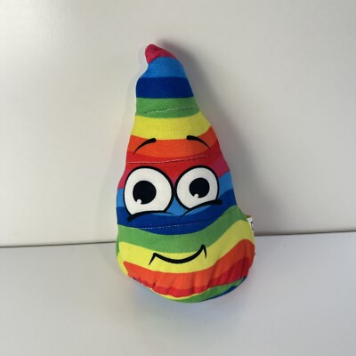 Rainbow Poop Swirl With Smile BMi Merchandise 8'' Plush Stuffed Animal Toy
