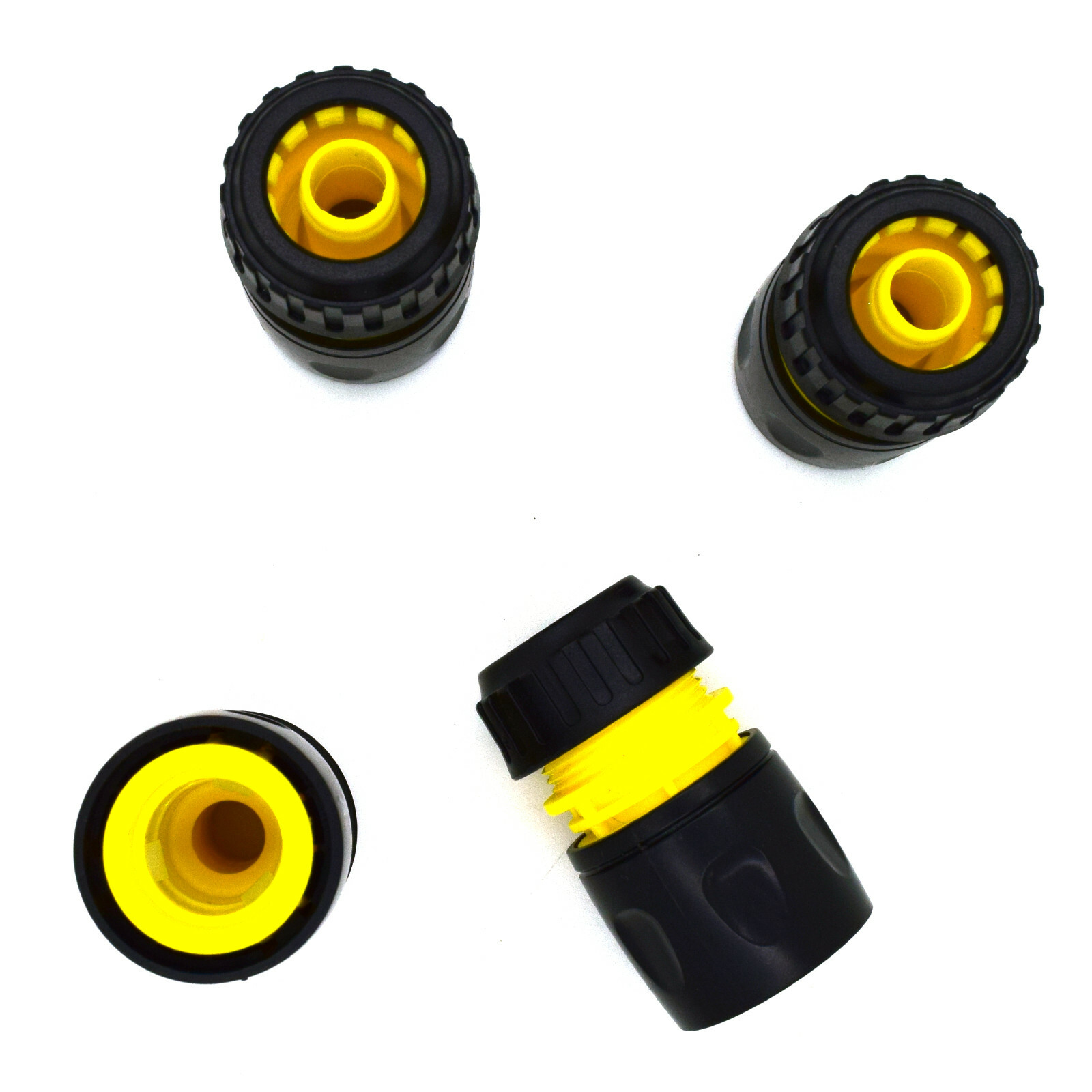 4 pack of Hose End Quick Connect Fitting 1/2" Quick Connector Garden