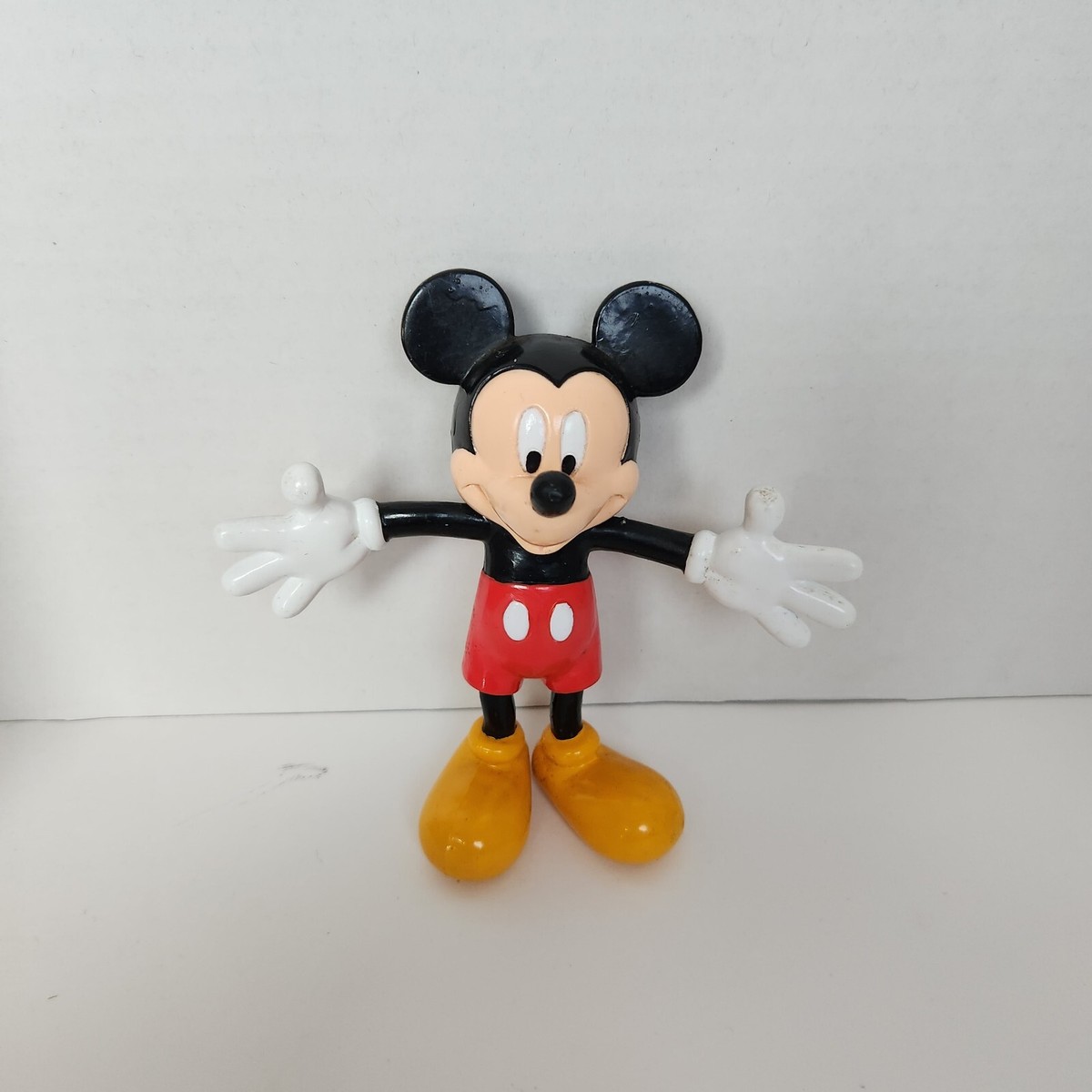 Vintage DISNEY APPLAUSE Rubber PVC Moveable Poseable Mickey