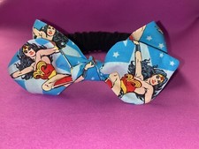 Wonder Woman Headband Adult Marvel Superhero Bow Headband Turban