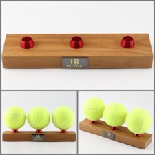 tennis Display Ball Stand Solid cherry Wood Bracket golf billiards red