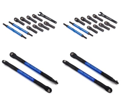 Traxxas Alu Spurstangen und Push Rod blau für E-Revo 2.0 E-REVO-ALU-STANGEN-S...