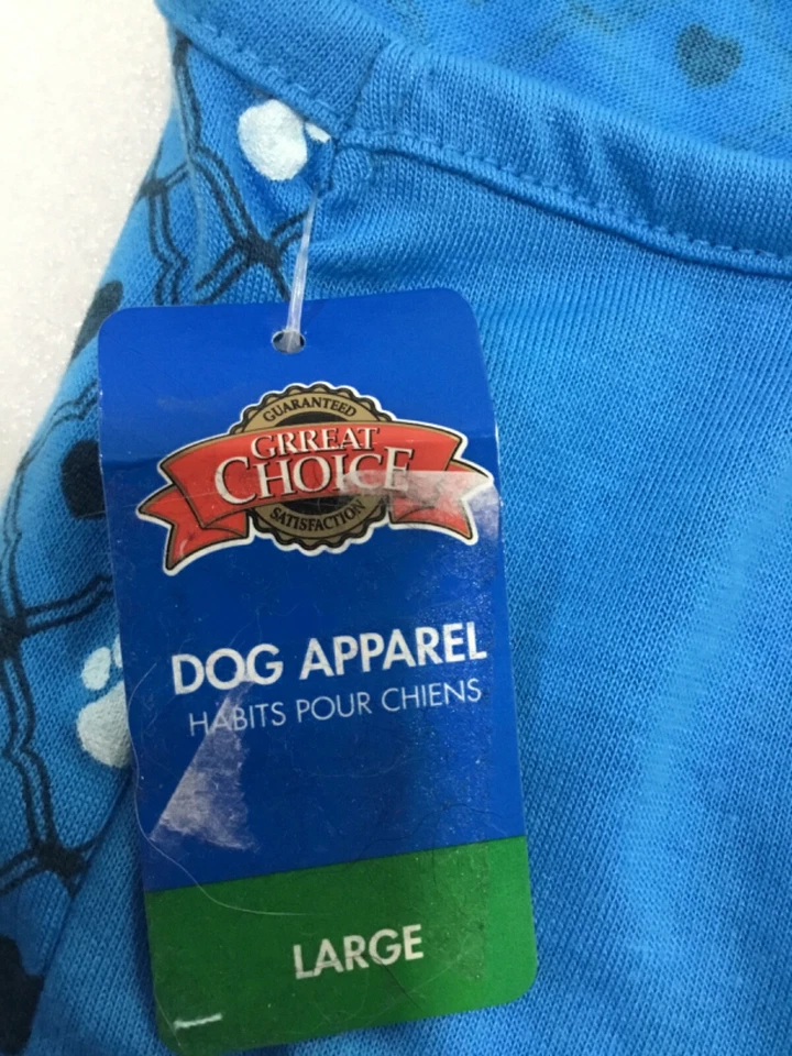 Vestido para perro, ropa de gran elección para perros, vestido de pata y corazón talla grande EN OFERTA Foto 3 de 4