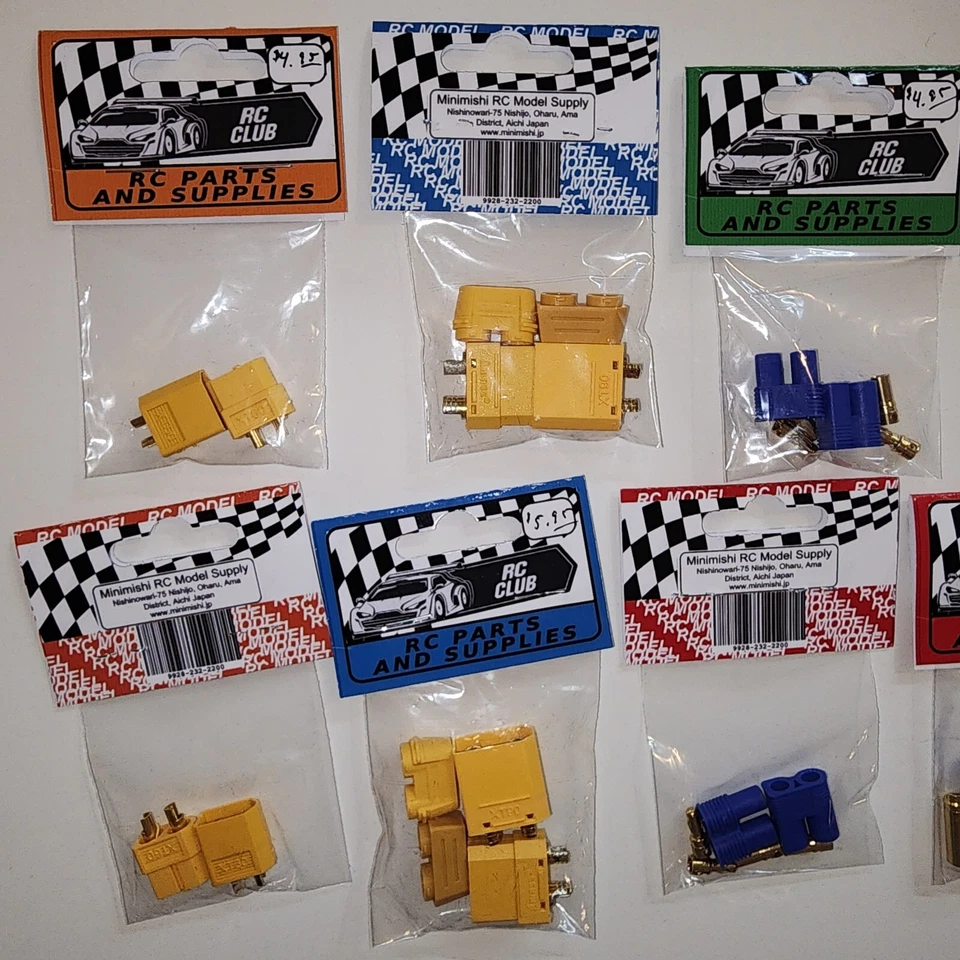 Massive asst RC wire connectors DEANs TRAXXAS EC3 EC5 XT60 XT90 Servo Bullet. - Image 2 of 4