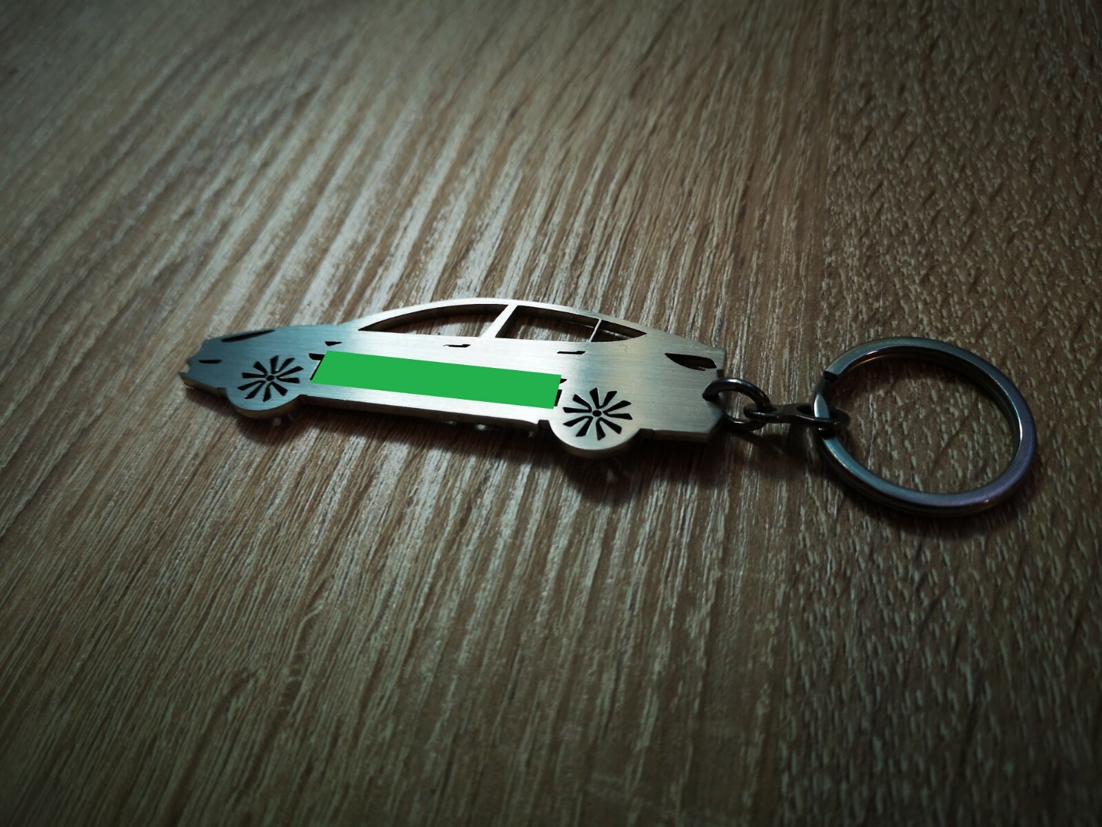 Tesla Model Y Keychain Keyring (stainless steel)-image