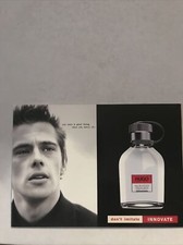 Hugo Boss Postcard Very Rare Vintage Art Eau De Toilette LAST ONE! cologne gay