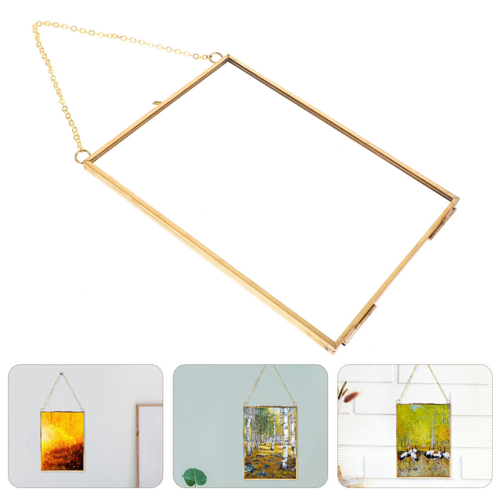 Hanging Picture Frame Card Holder Display Specimen Frames Plant eBay