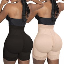 Women's FAKE ASS Butt Lifter&Hip Enhancer Booty Shaper Padded Underwear Panty UK