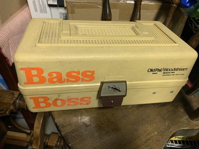 COMPLETE Vintage Bass Boss Old Pal Woodstream 6200 Spinner Box