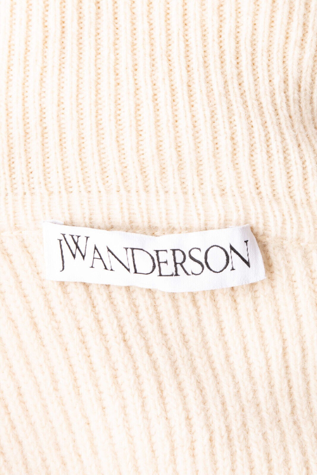 $850 JW ANDERSON Alpaca Yak Wool Jumper Size S - M Cable Knit Insert Turtlenck image 5