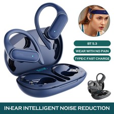 Wireless Headphones Bluetooth 5.3 Stereo Ear Hook Headset TWS Earphones Earbuds