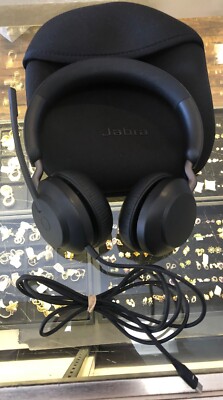 Jabra Evolve2 40 USB-C MS Wired Monoural Headset w/ Case (New Without Packaging)