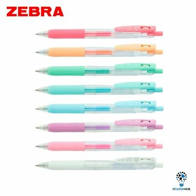 Zebra Sarasa Retractable Gel Ink 0.5mm | Milk colour | Home Office Stationery - Image 1 of 4