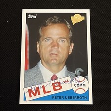 PETER UEBERROTH 2004 TOPPS FAN FAVORITES SIGNED AUTOGRAPHED CARD