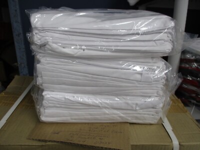 Standard Size White Cotton Pillowcases ,T-200 Heavy Weight Quality, 12 Pack