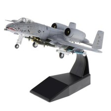 1/100 A-10 Attack Plane Metal Fighter Diecast Aircraft Commemorate Collection