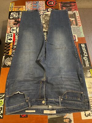 Vintage America Wonderland skinny ankle woman's blue denim jeans