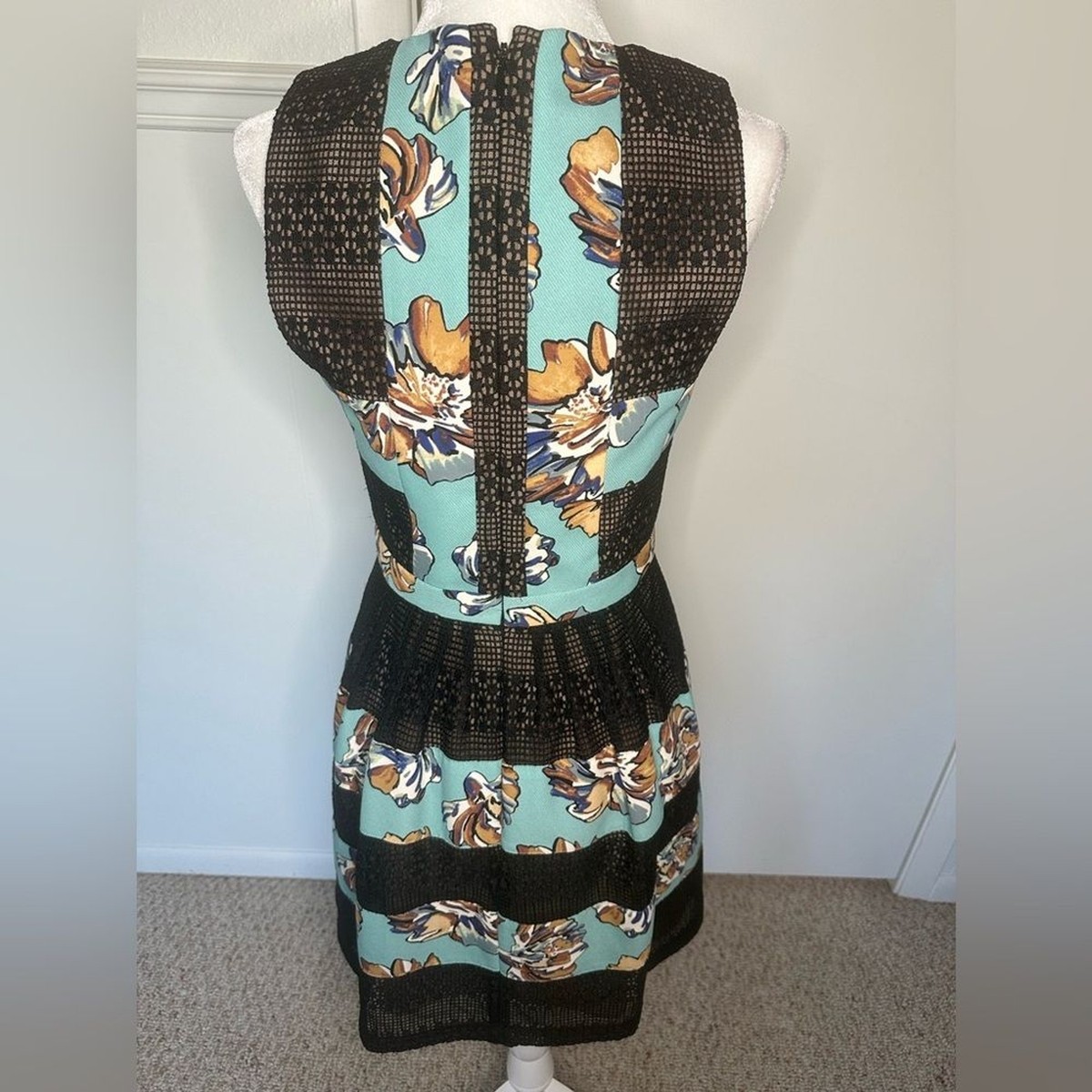 chinese dress ladies BCBGMAXAZRIA Woven Tiered Lace Dress  Runway Catalog