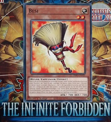 YUGIOH - Playset 3x Besi - INFO-DE029 - The Infinite Forbidden DE/NM Boosterfr.