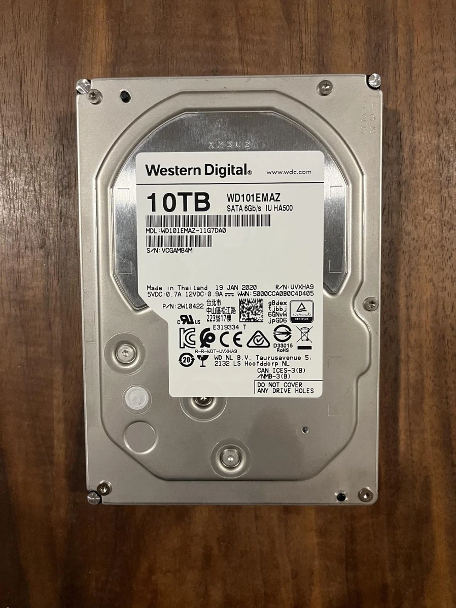 Western Digital SATA III 10 TB Internal Hard Disk Drives for sale