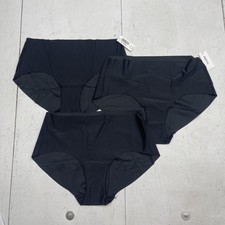GapBody Underwear Womens Small Black No-Show Hipster Panties 3 Pack Seamless