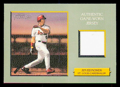 #ad 2006 Topps Turkey Red #TRR JE Jim Edmonds Relics St. Louis Cardinals $5.88