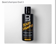 Level3 Beard Shampoo Strengthens  Softens Chamomile Infused 5fl oz.