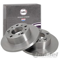 2X A.B.S. Bremsscheiben 256Mm Vorne Passend FüR CitroËN C25 Fiat Ducato Talento