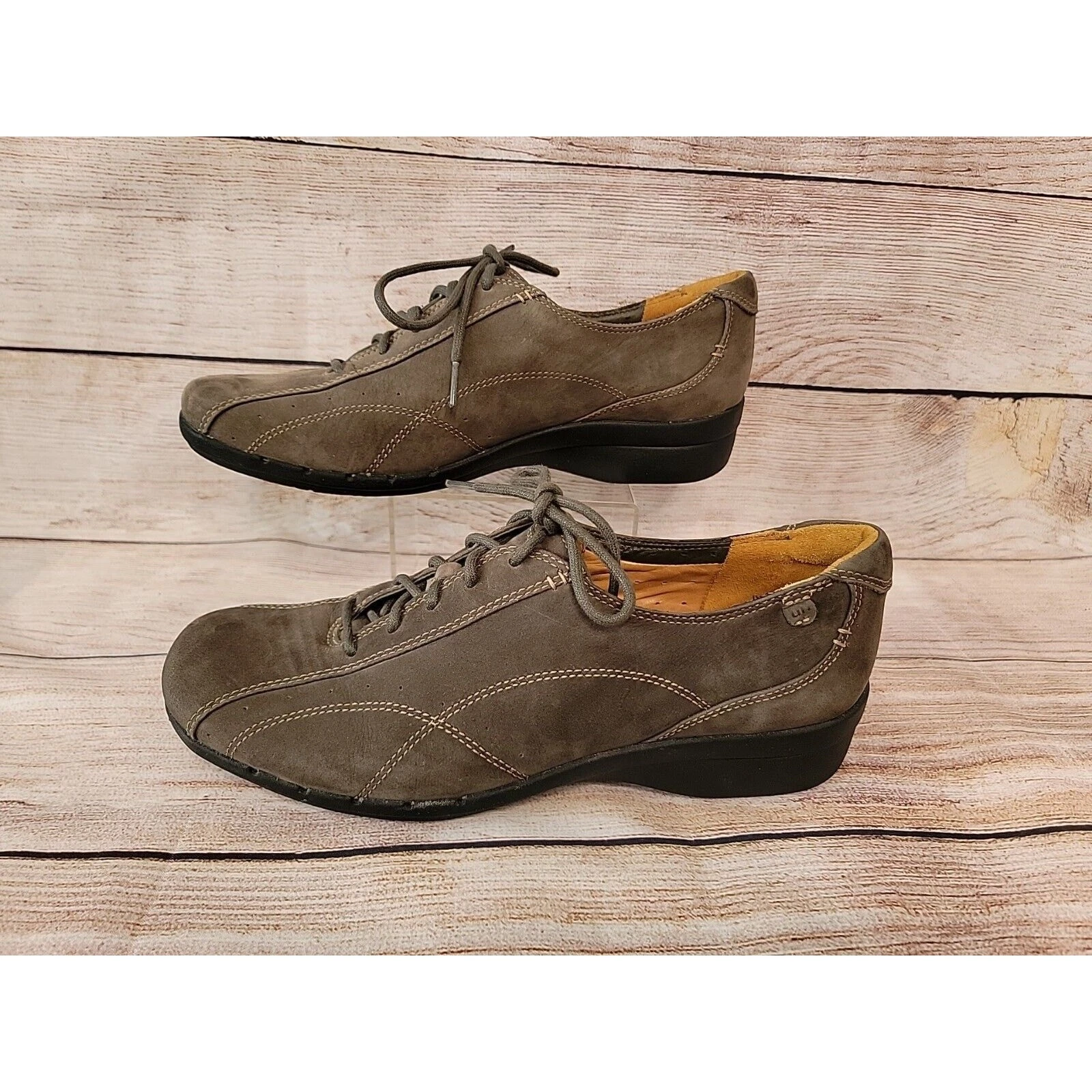 Scarpe uomo Clarks stringate destrutturate in pelle scamosciata misura 9 5