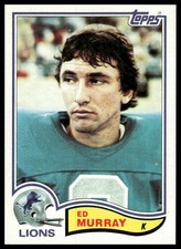 Ed Murray 1982 Topps #343 Detroit Lions