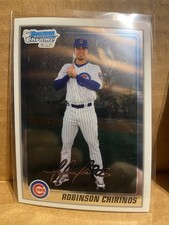 2010 Bowman Chrome #BCP213 Robinson Chirinos Chicago Cubs Rookie Baseball Card. rookie card picture