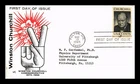 DR JIM STAMPS US COVER WINSTON CHURCHILL FIRST DAY ISSUE MARQ CACHET