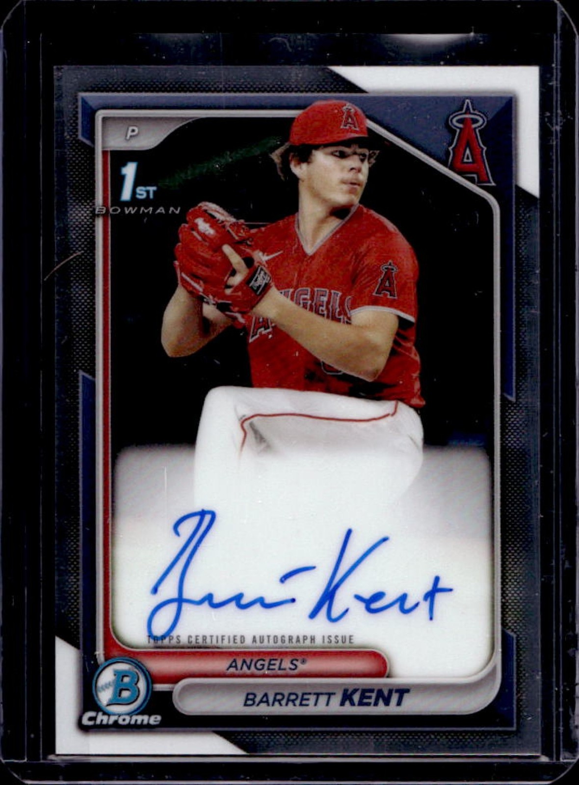 2024 Bowman Barrett Kent Chrome Auto 1st #CPA-BK Angels