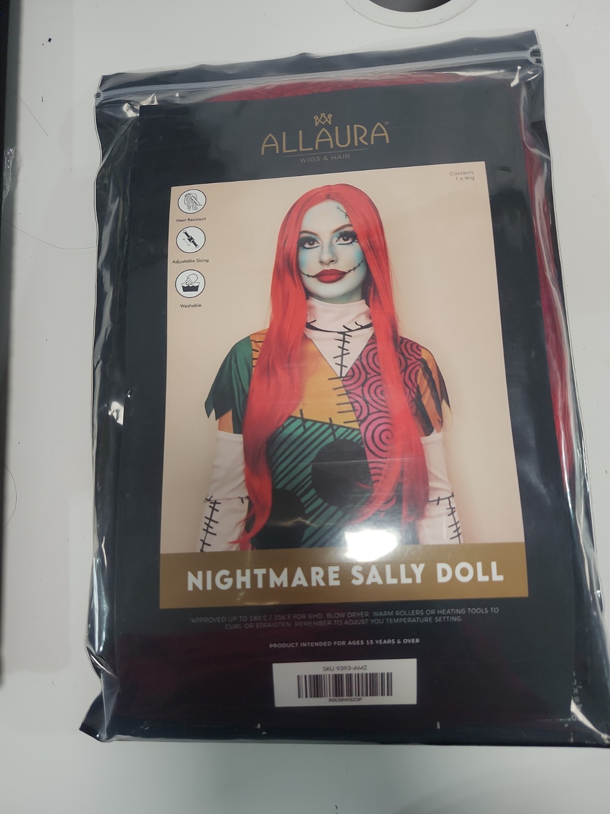 Allaura Wig & Hair Long Redhead Nightmare Sally Doll Hair New