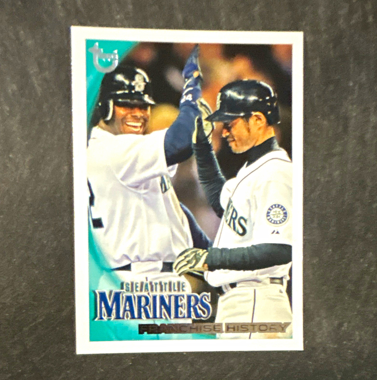 Topps 2010 Franchise History Ken Griffey Jr Ichiro Suzuki #515 Retro Mariners