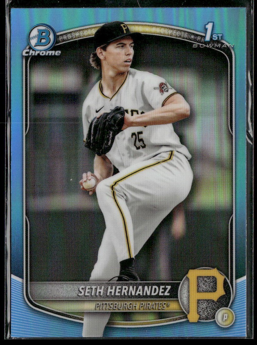 2025 Bowman Draft Chrome Seth Hernandez Sky Blue Refractor 1st Prospect #BDC-25