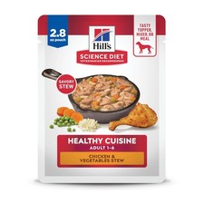 Hill's Science Diet Adult 1-6 Healthy Cuisine Wet Dog Food Chicken  Vegetables